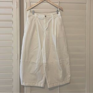 Anthropologie Maeve cropped, wide leg barrel pants